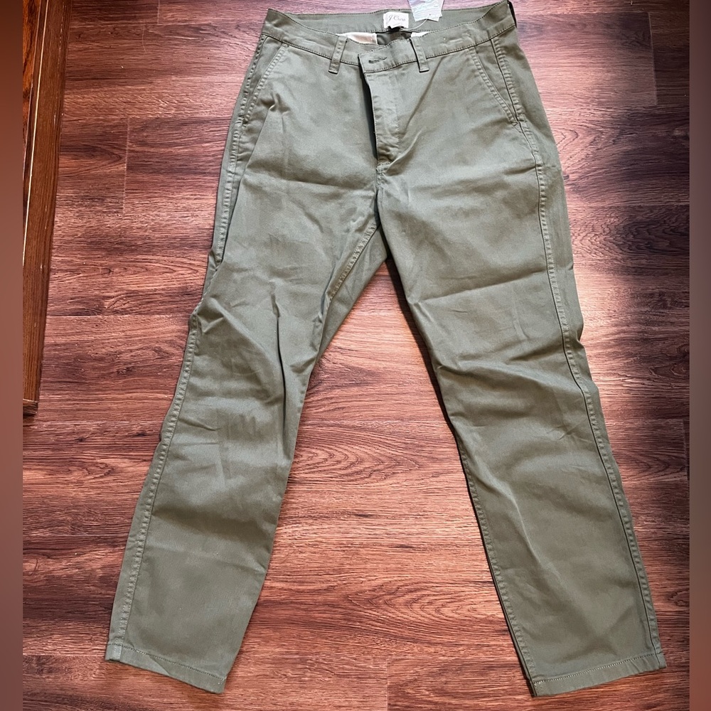 NEW Jcrew womens Vintage slim-straight stretch chino pant